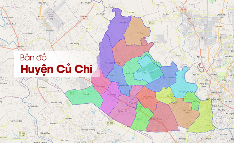 Bản đồ Huyện Củ Chi TPHCM Mới Nhất: Vị trí, Quy hoạch, Các Xã