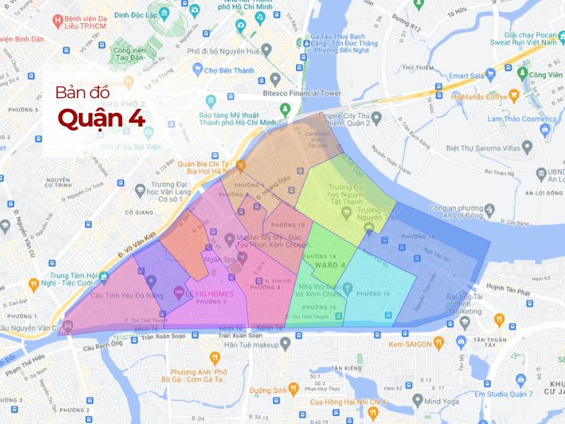  Bản đồ Quận 4: Tìm lại bình yên giữa phố thị 