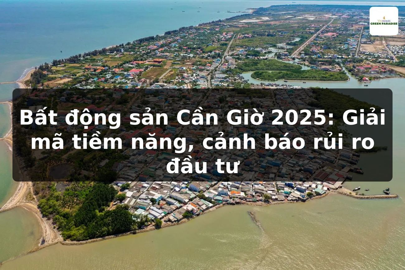 Bất động sản Cần Giờ 2025: Giải mã tiềm năng, cảnh báo rủi ro đầu tư