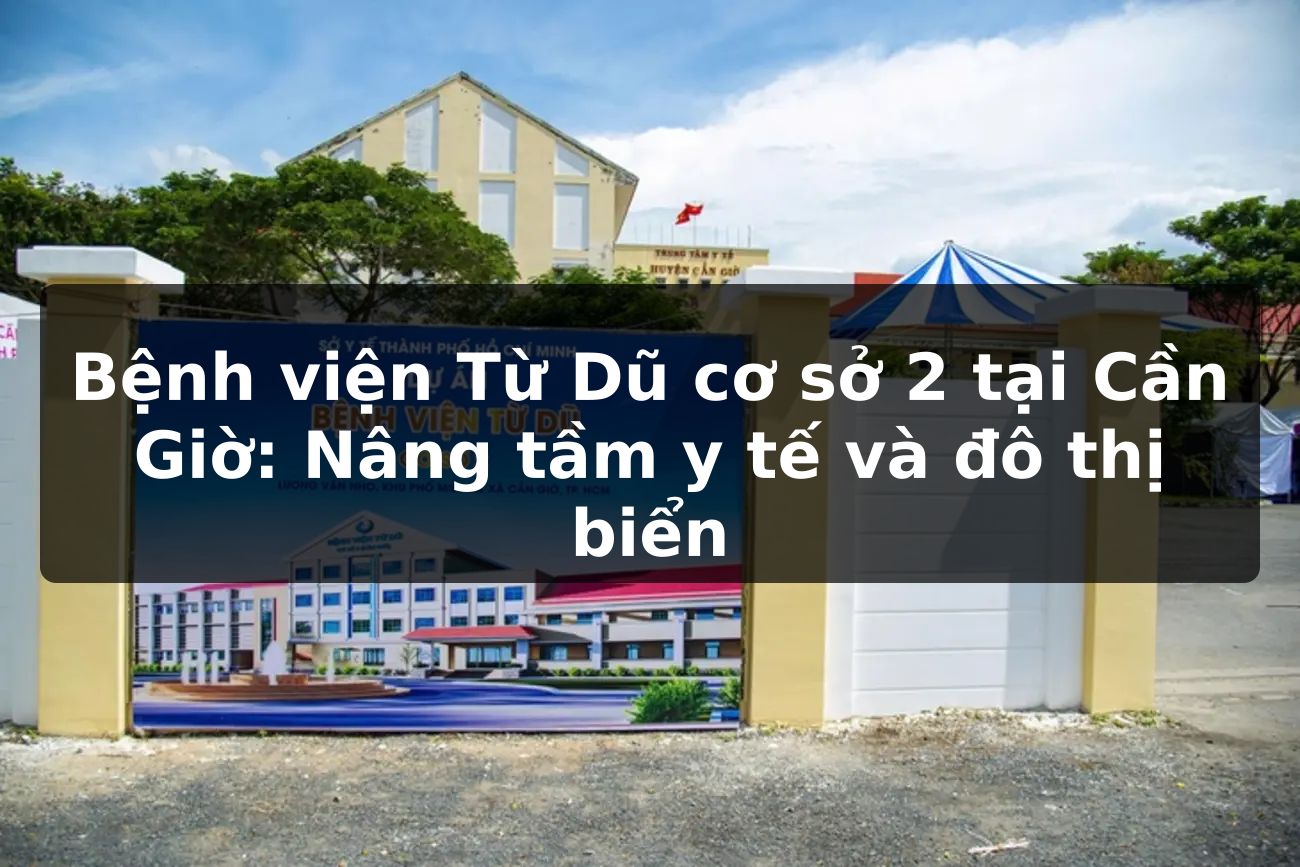 Bệnh viện Từ Dũ cơ sở 2 tại Cần Giờ: Nâng tầm y tế và đô thị biển