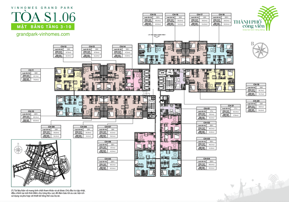 Căn hộ S1.06 Vinhomes Grand Park: Bố cục, diện tích & thông tin chi tiết