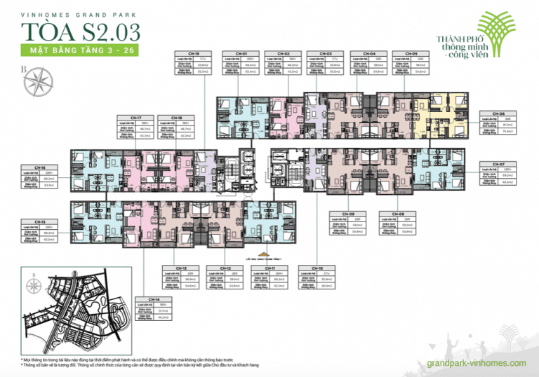 Căn hộ S2.03 Vinhomes Grand Park: Thiết kế, giá bán & thông tin mới nhất