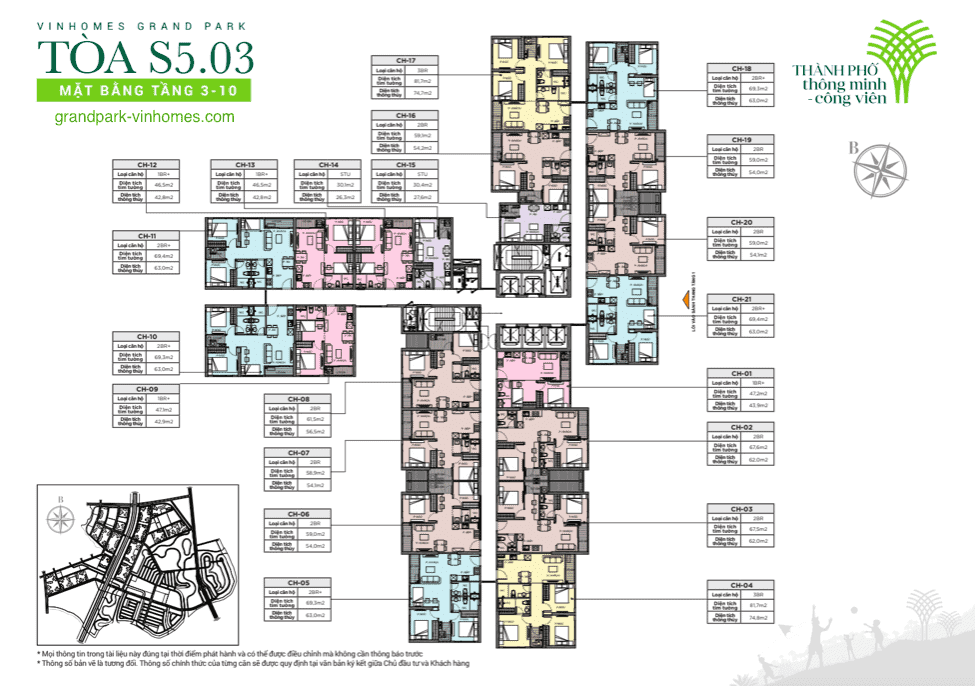 Căn hộ S5.03 Vinhomes Grand Park: Thiết kế, Giá bán & Thông tin mới nhất