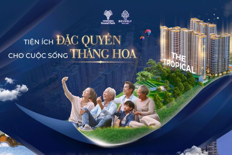 Căn hộ The Tropical Beverly Solari: Thiết kế nhiệt đới, sống xanh giữa lòng đô thị