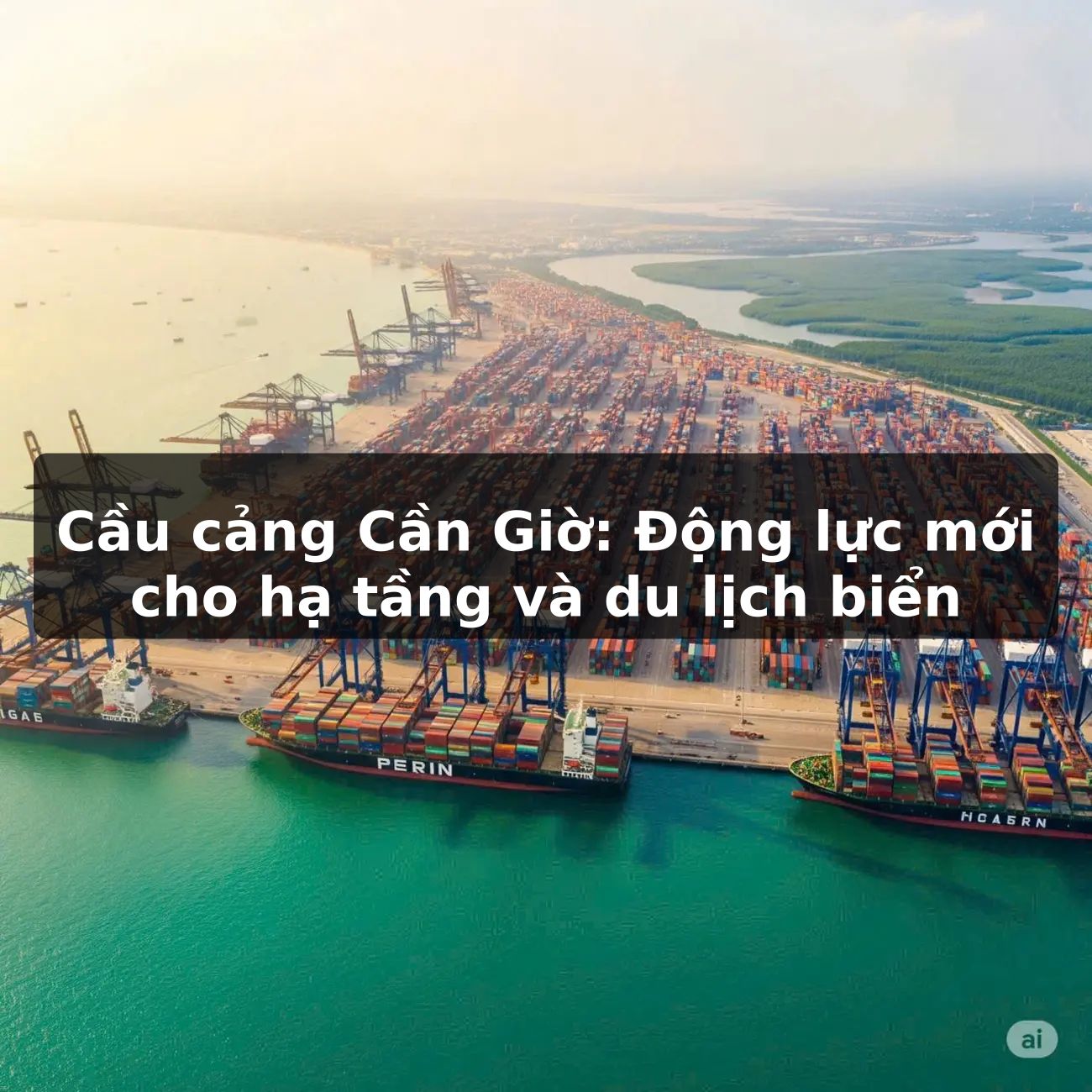 Cầu cảng Cần Giờ: Động lực mới cho hạ tầng và du lịch biển
