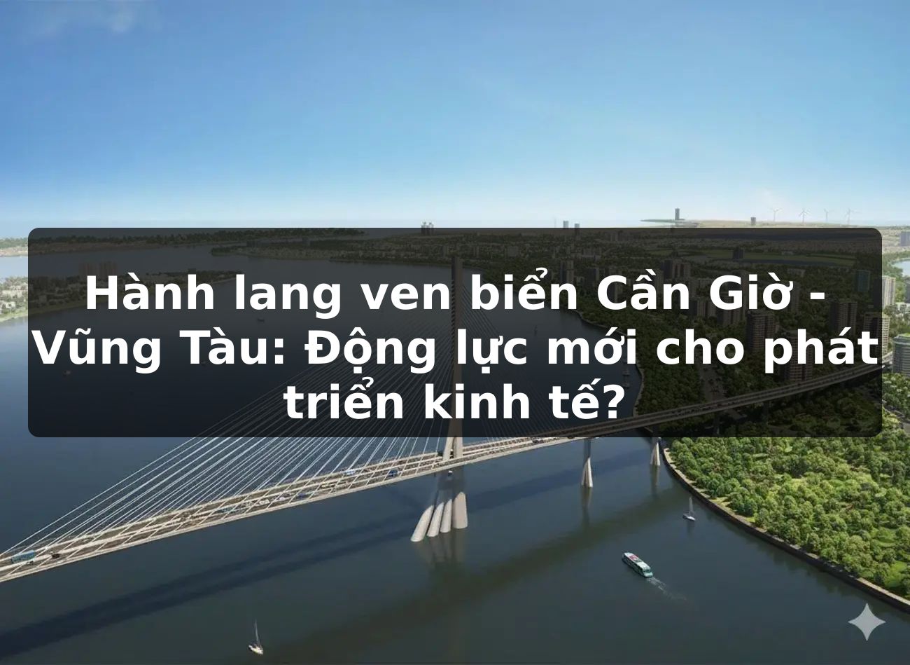 Hành lang ven biển Cần Giờ - Vũng Tàu: Động lực mới cho phát triển kinh tế?