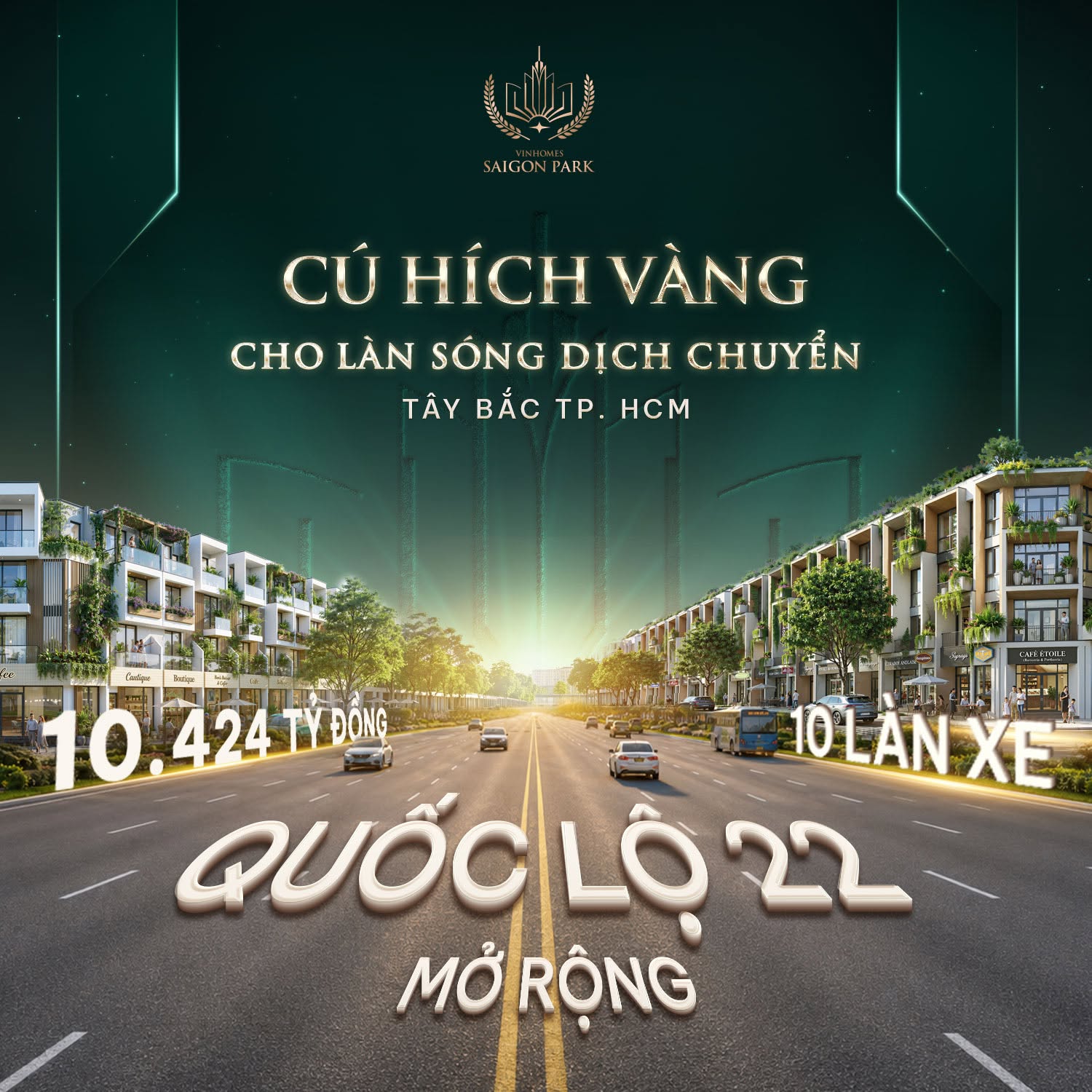 Quốc lộ 22 nâng cấp nâng cao giá trị BĐS Tây Bắc TP.HCM