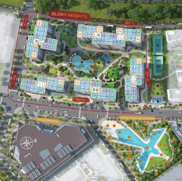 Shophouse Glory Heights: Vị trí đắc địa, kinh doanh sinh lời