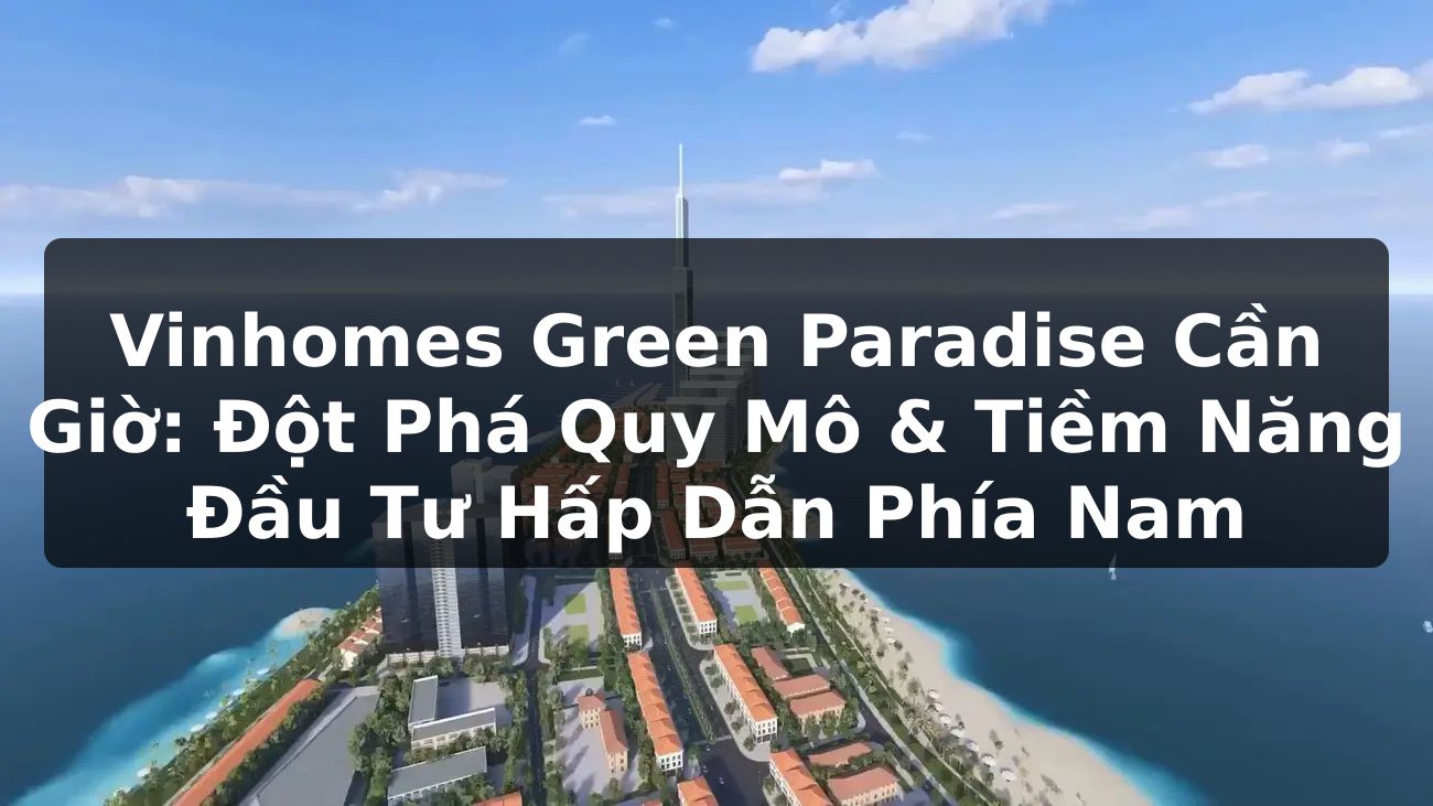 Vinhomes Green Paradise Cần Giờ: Đột Phá Quy Mô & Tiềm Năng Đầu Tư Hấp Dẫn Phía Nam