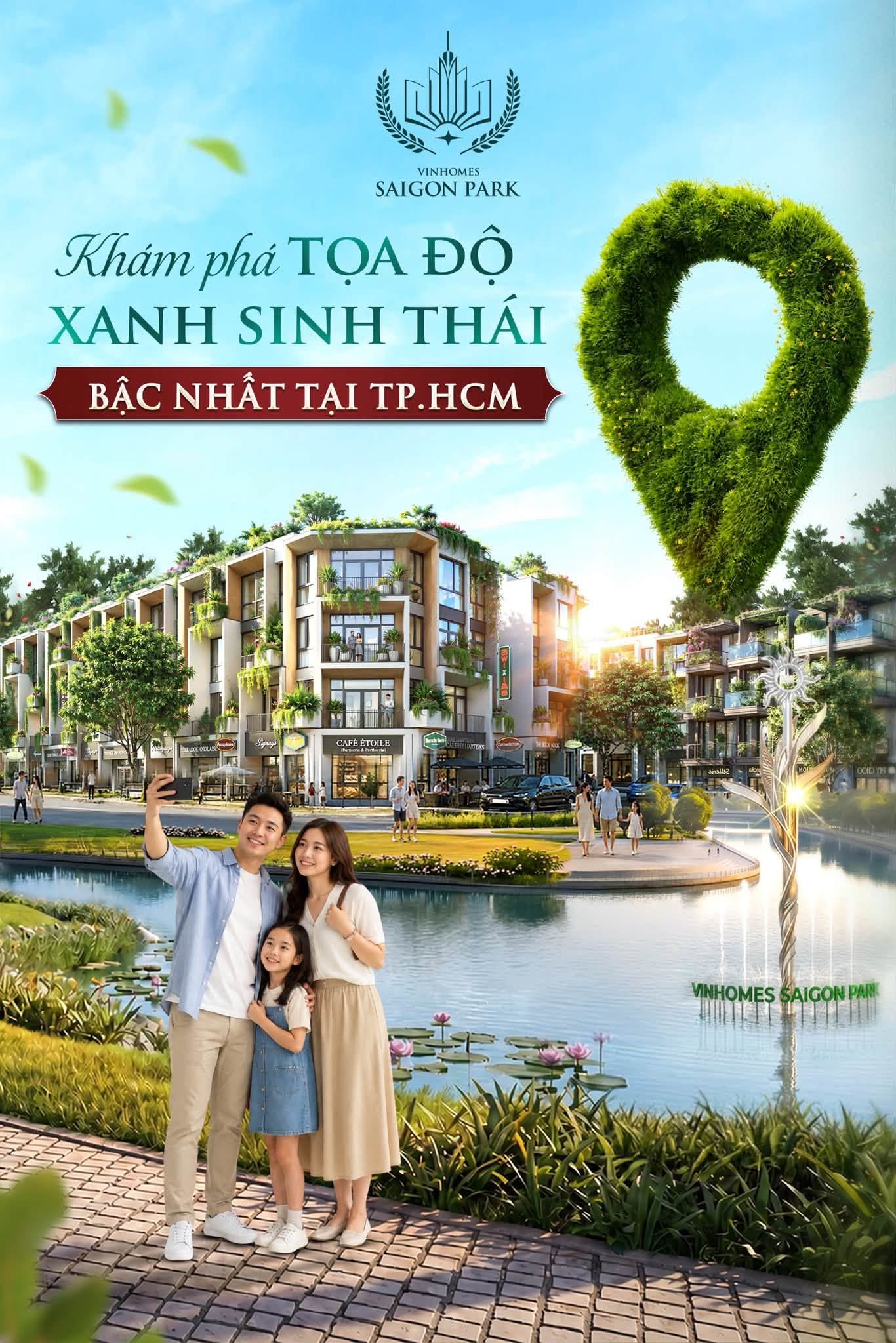 Vinhomes Hóc Môn: Không gian sống xanh own và tiện ích hiện đại